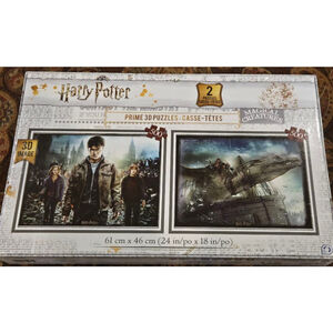 Harry Potter 3D Puzzle 500 Piece Includes Two Puzzles
